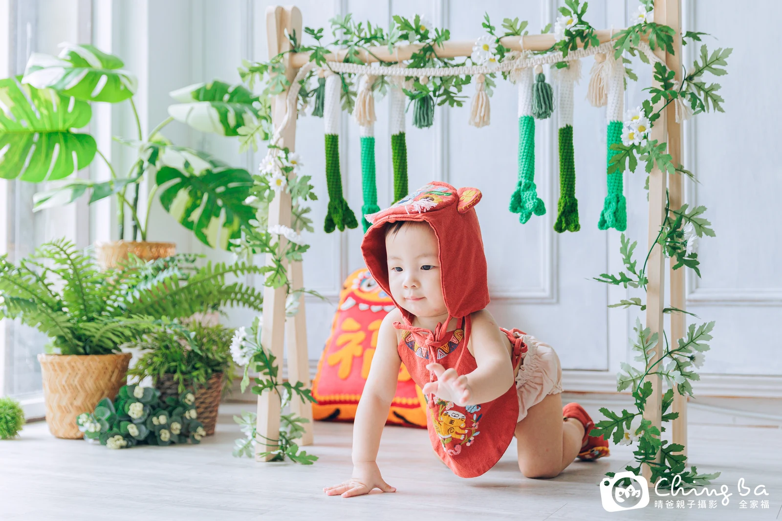 珩周歲抓周儀式的紀錄（2022 年夏季・平日場）