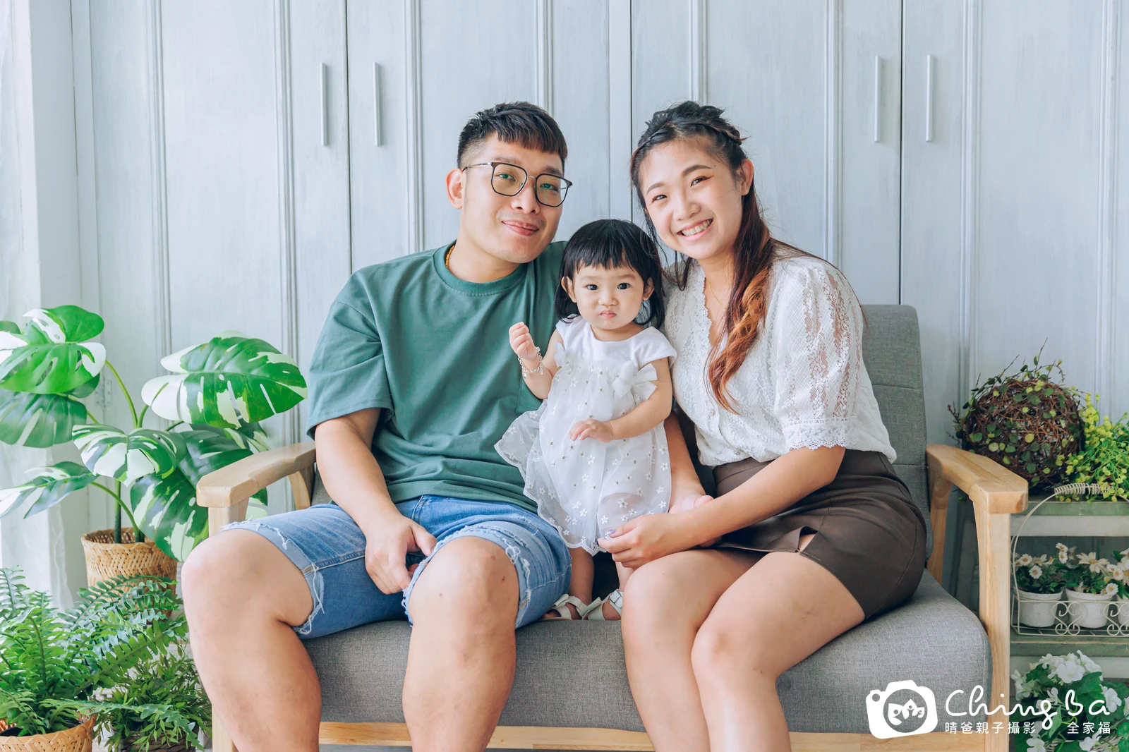 沂 約 1 歲寶貝 台中小家庭抓周紀念照｜晴爸親子攝影