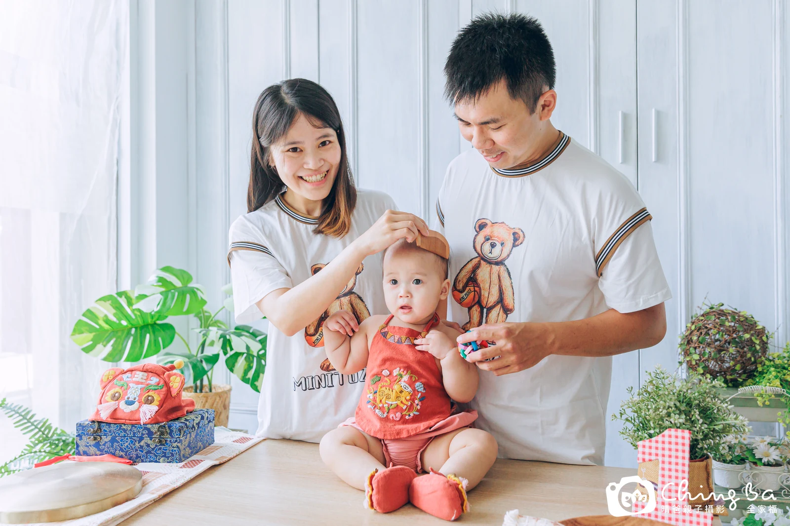 筑筑的抓周時光——晴爸親子攝影