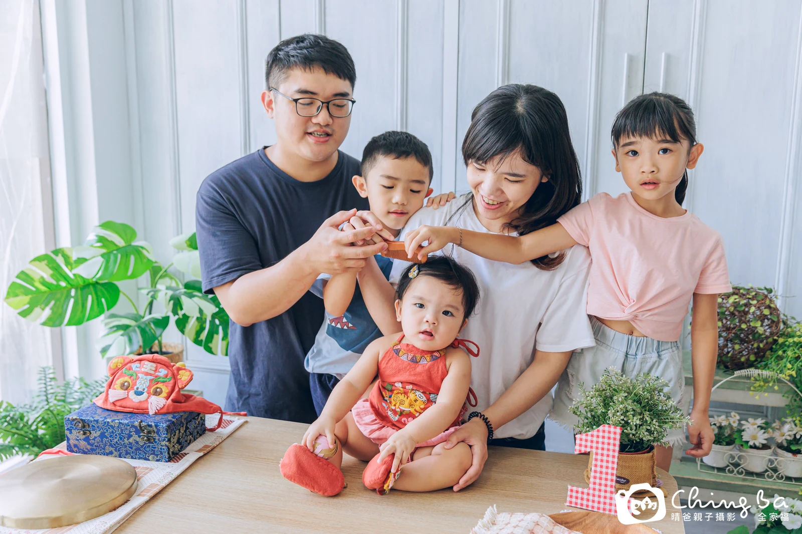 妍妍的抓周時光——晴爸親子攝影