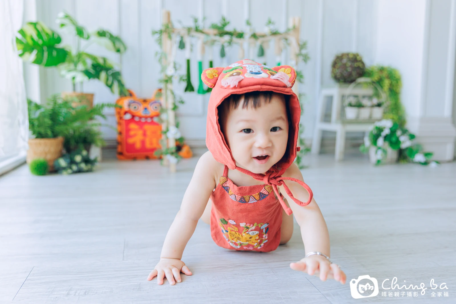 均均在台中拍小家庭抓周的珍貴一刻
