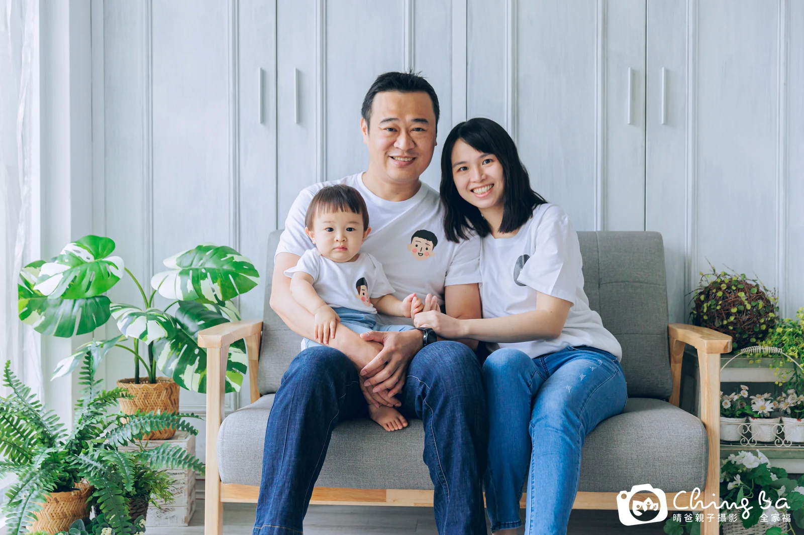 牛牛 9 個月寶貝 台中小家庭抓周紀念照｜晴爸親子攝影