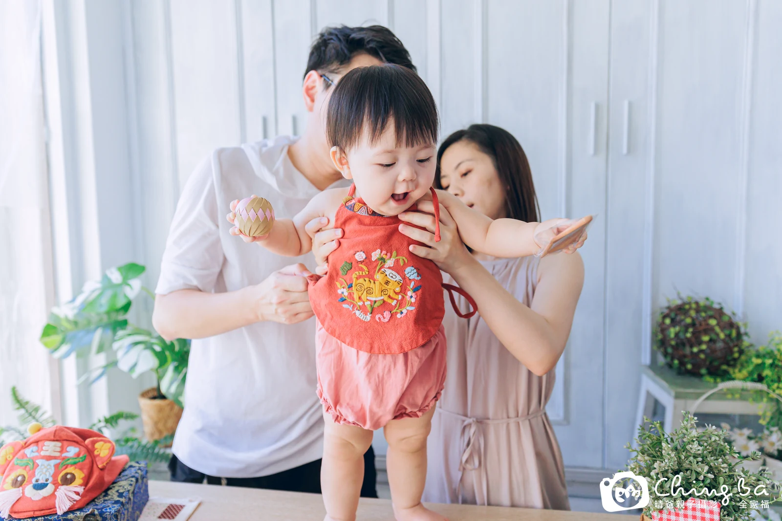 萌萌的抓周時光——晴爸親子攝影