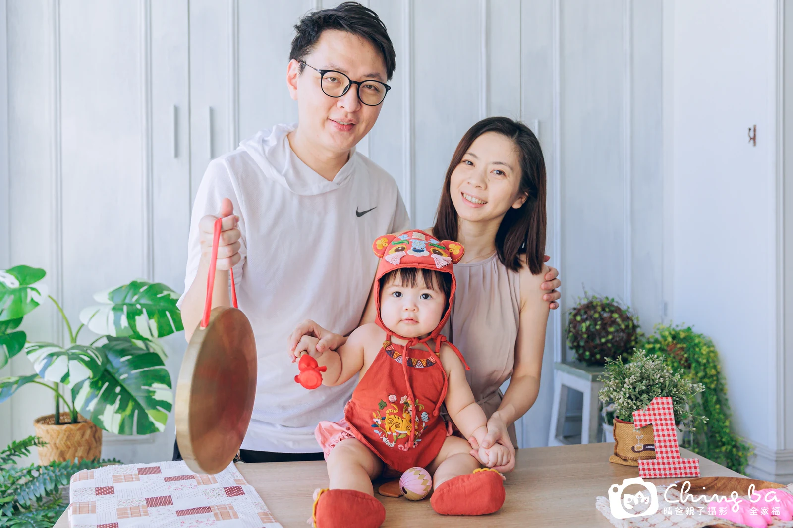 萌萌的抓周時光——晴爸親子攝影