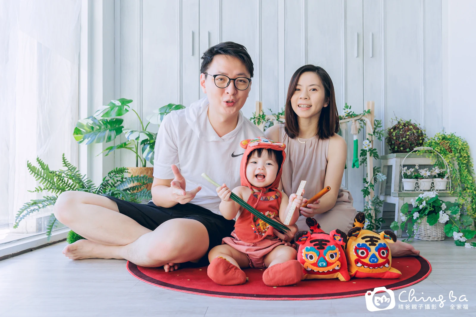 萌萌的抓周時光——晴爸親子攝影