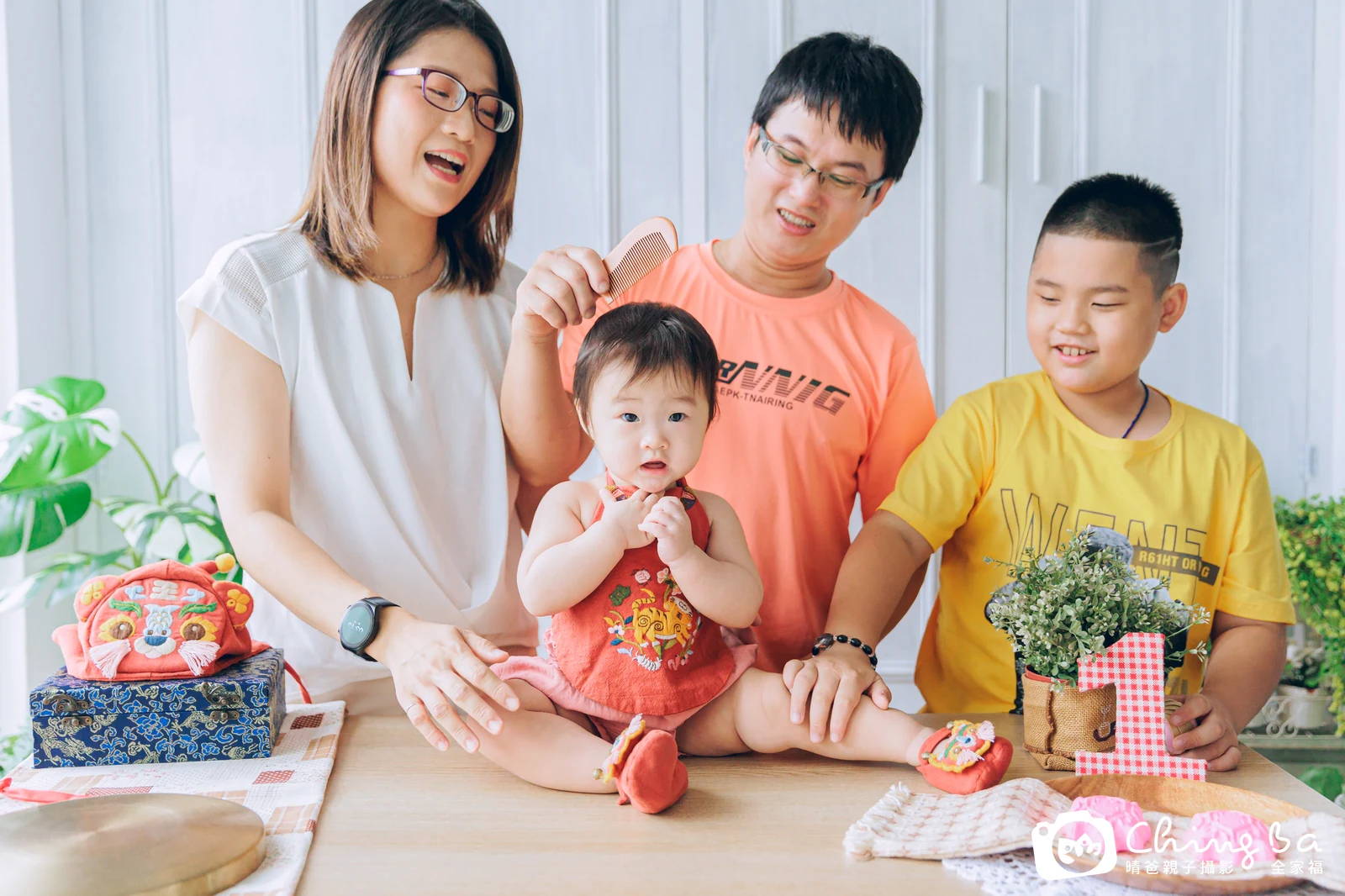 鈞的抓周時光——晴爸親子攝影