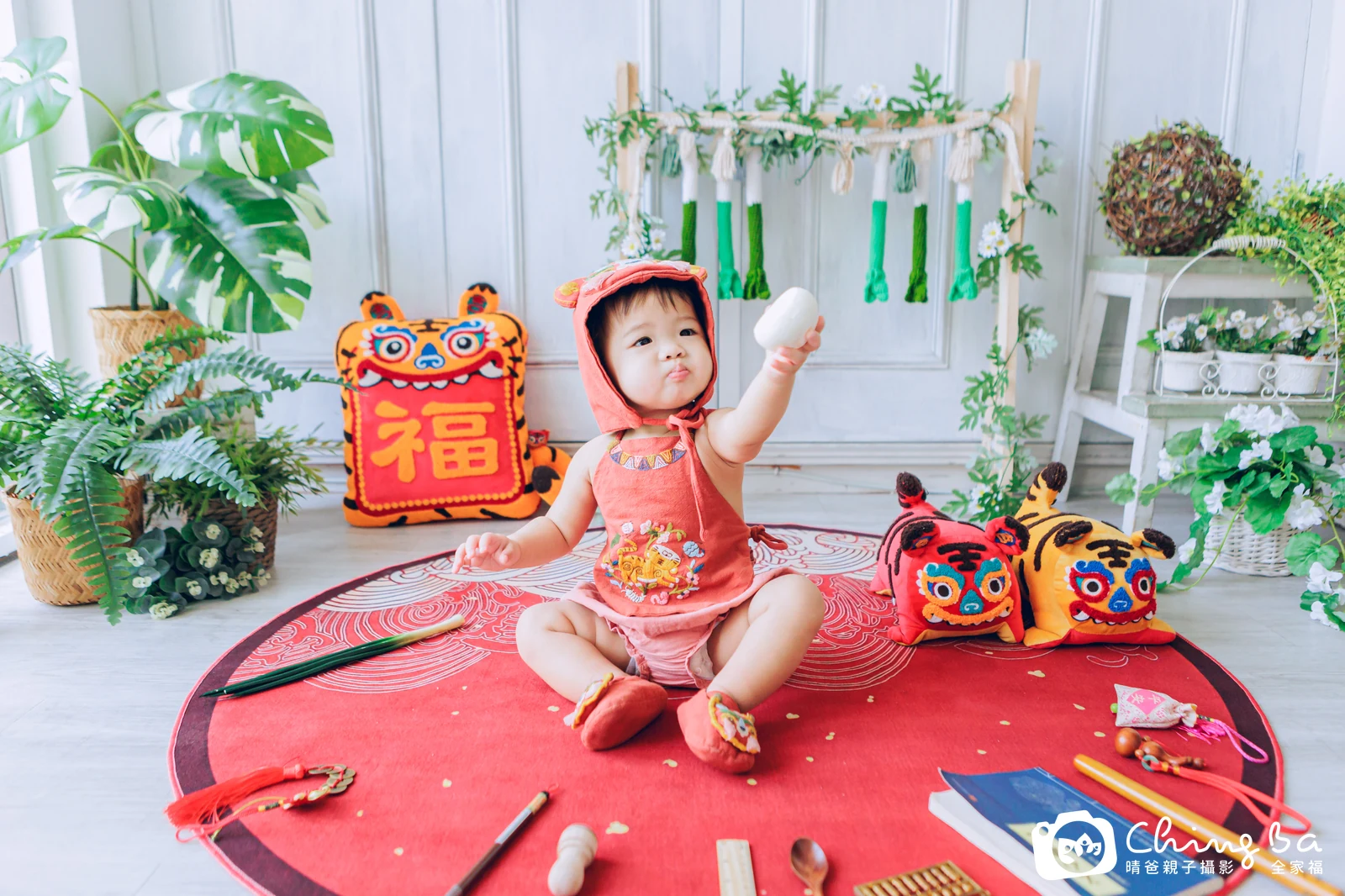 麵麵的抓周時光——晴爸親子攝影