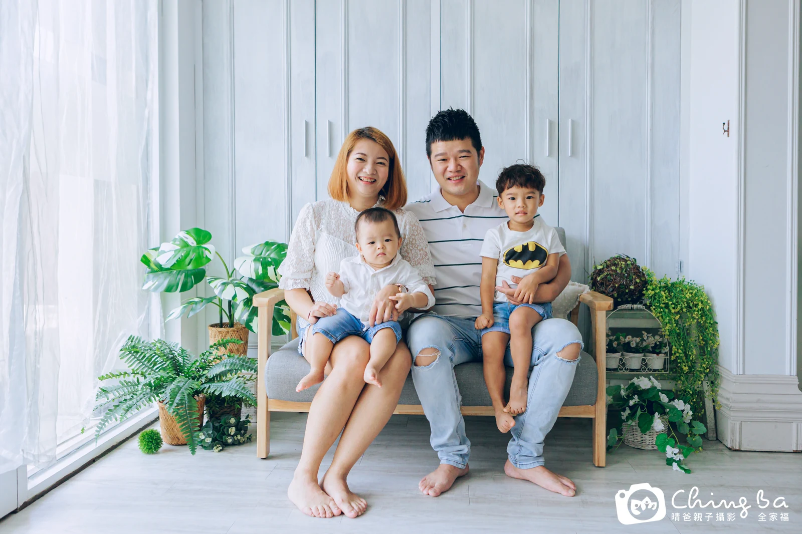 肉圓 1 歲寶貝 台中小家庭抓周紀念照｜晴爸親子攝影