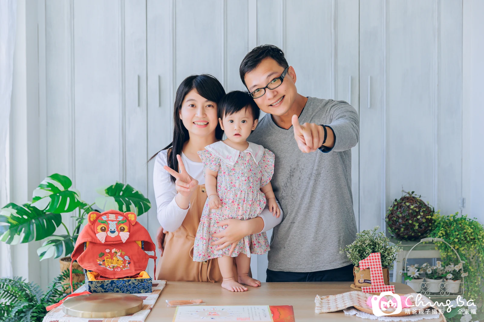 小茉莉的抓周時光——晴爸親子攝影