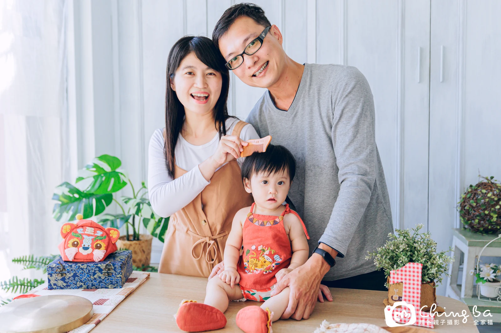 小茉莉的抓周時光——晴爸親子攝影