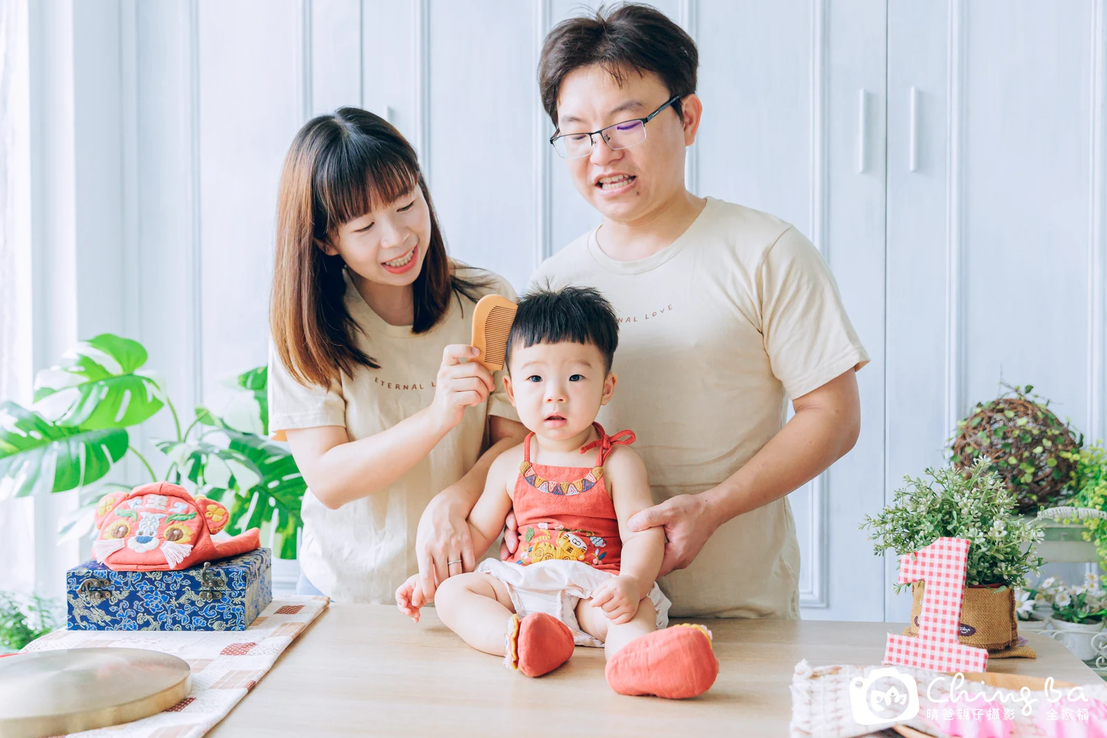 其其的抓周時光——晴爸親子攝影