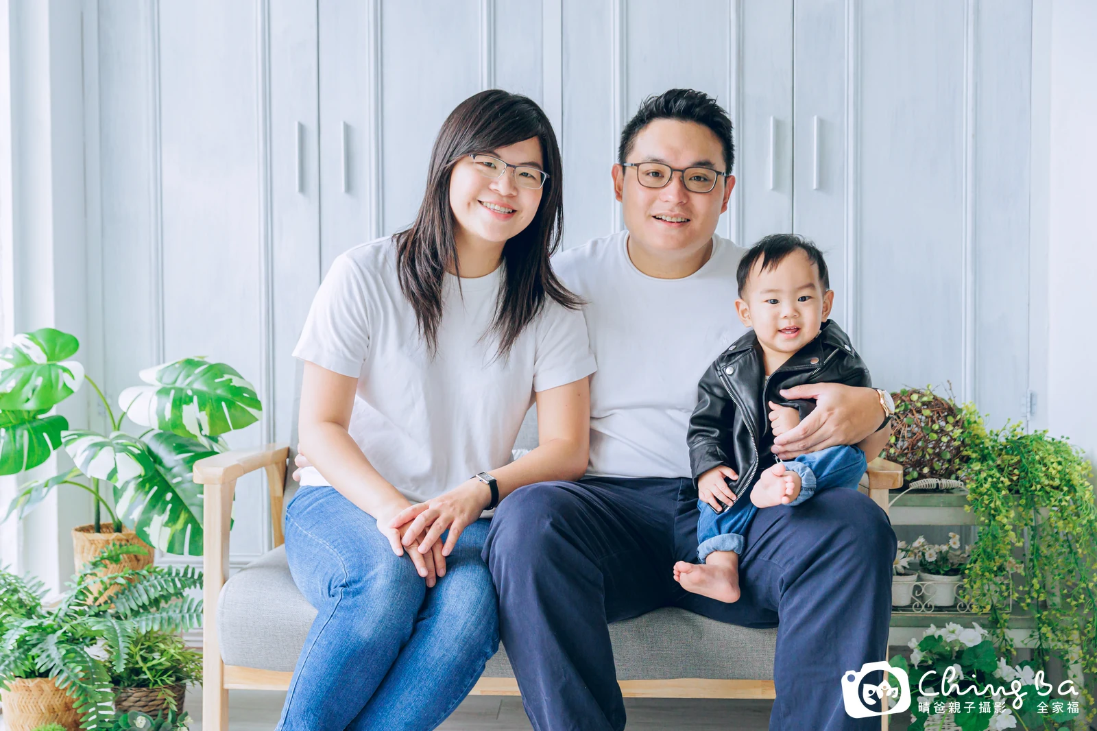 騰騰 1 歲寶貝 台中小家庭抓周紀念照｜晴爸親子攝影