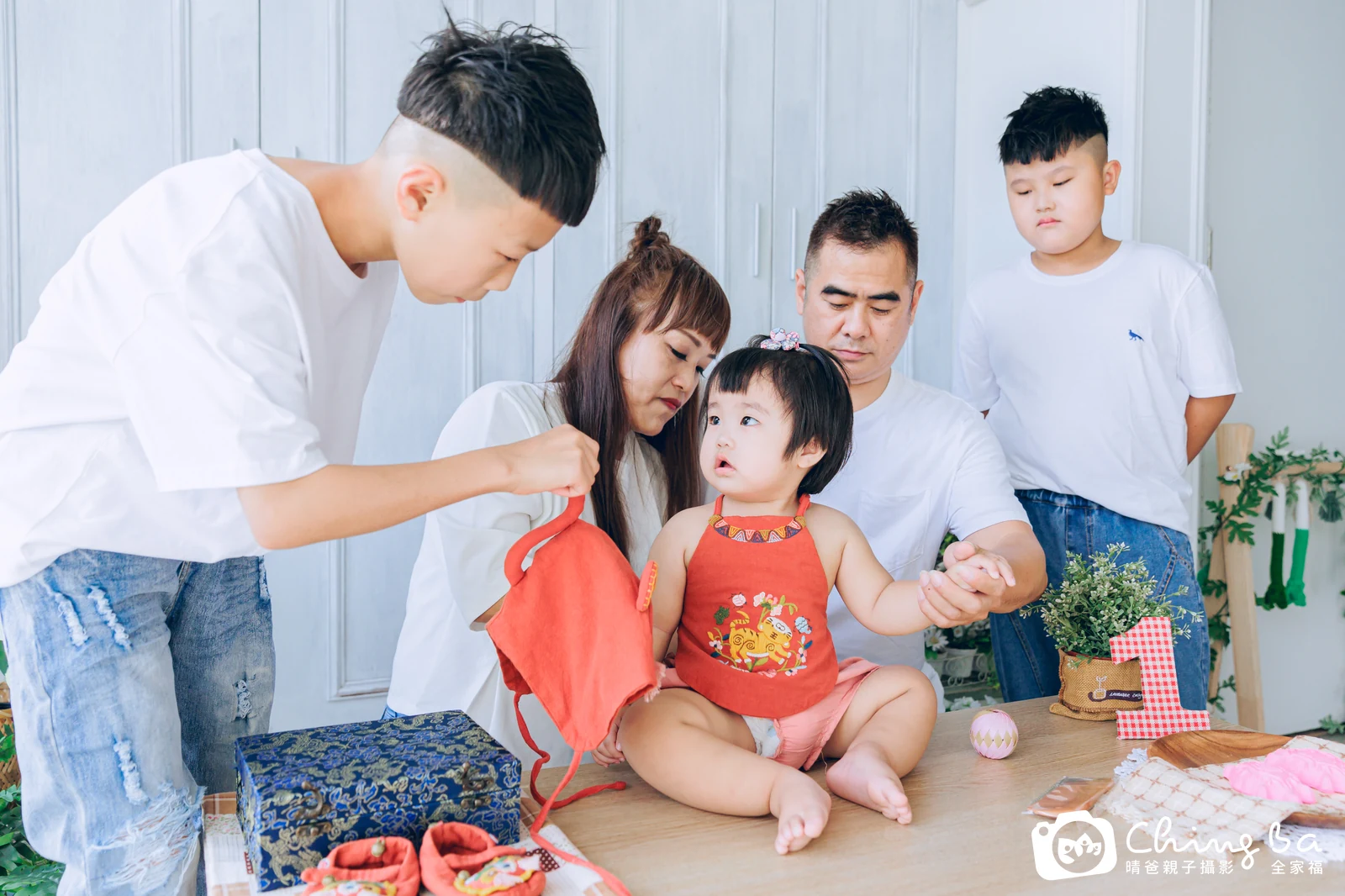 媃媃的抓周時光——晴爸親子攝影