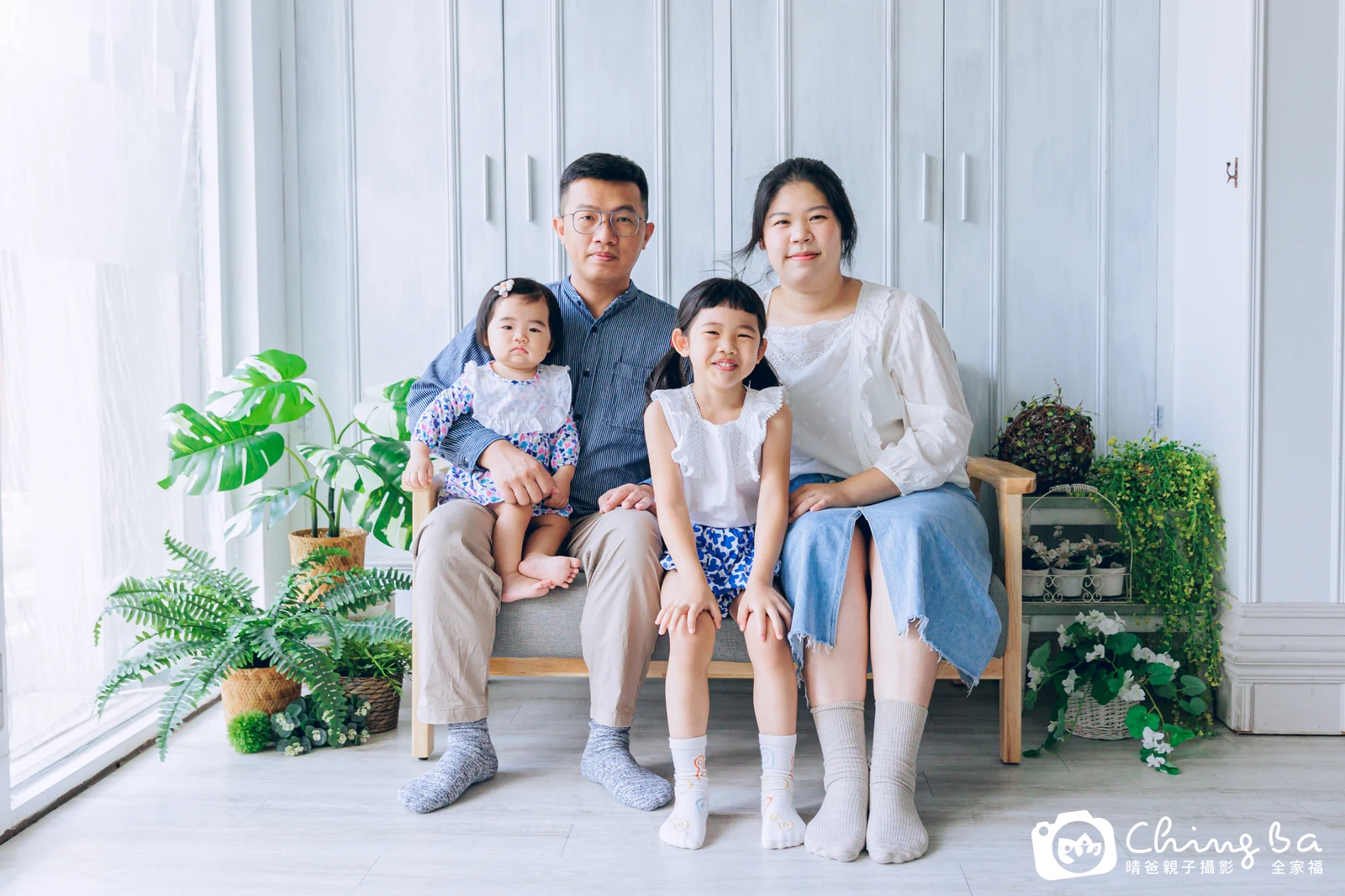 小荳子 1 歲寶貝 台中小家庭抓周紀念照｜晴爸親子攝影