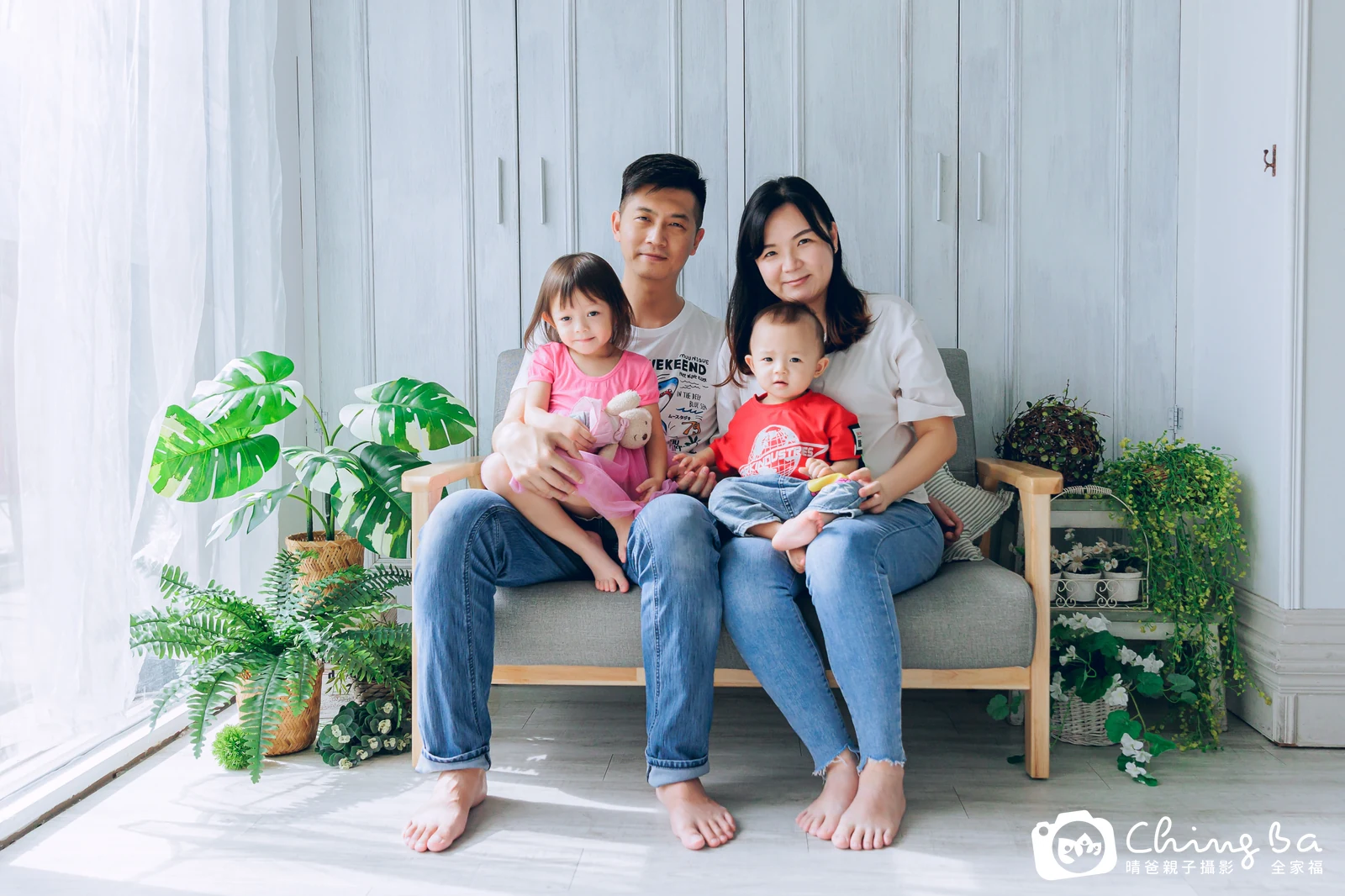 宸宸 1 歲寶貝 台中小家庭抓周紀念照｜晴爸親子攝影