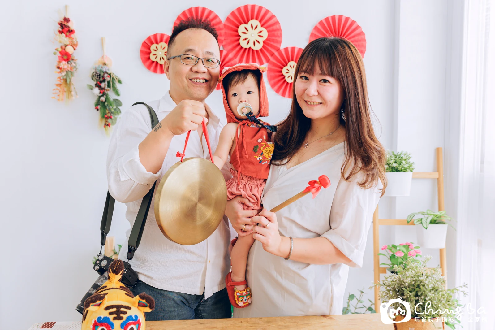 芯芯在台中拍小家庭抓周的珍貴一刻
