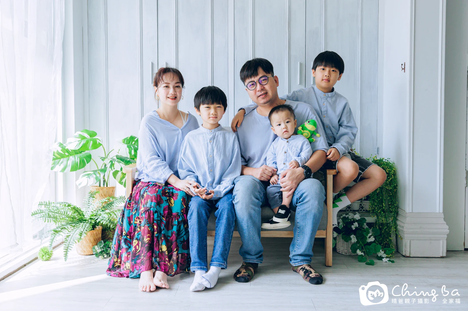 壯壯 1 歲寶貝 台中小家庭抓周紀念照｜晴爸親子攝影