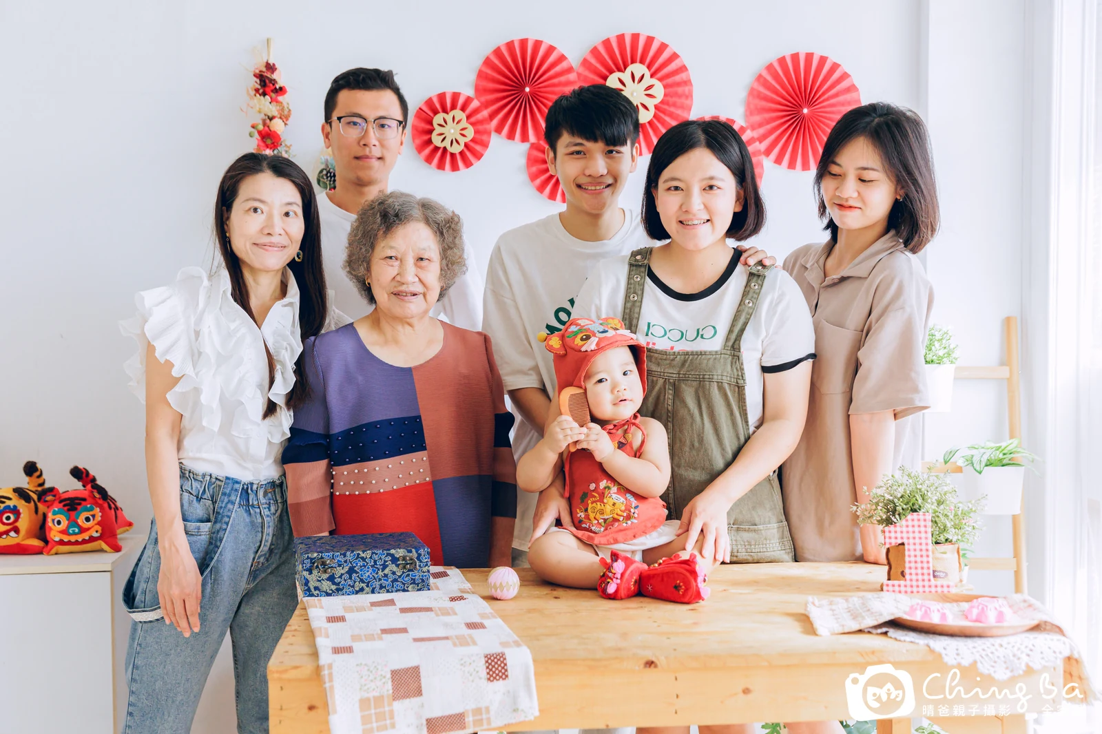 恩的抓周時光——晴爸親子攝影