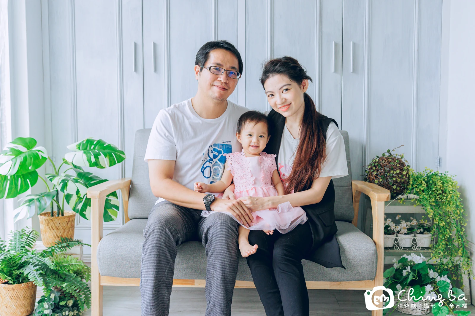 希 約 1 歲寶貝 台中小家庭抓周紀念照｜晴爸親子攝影