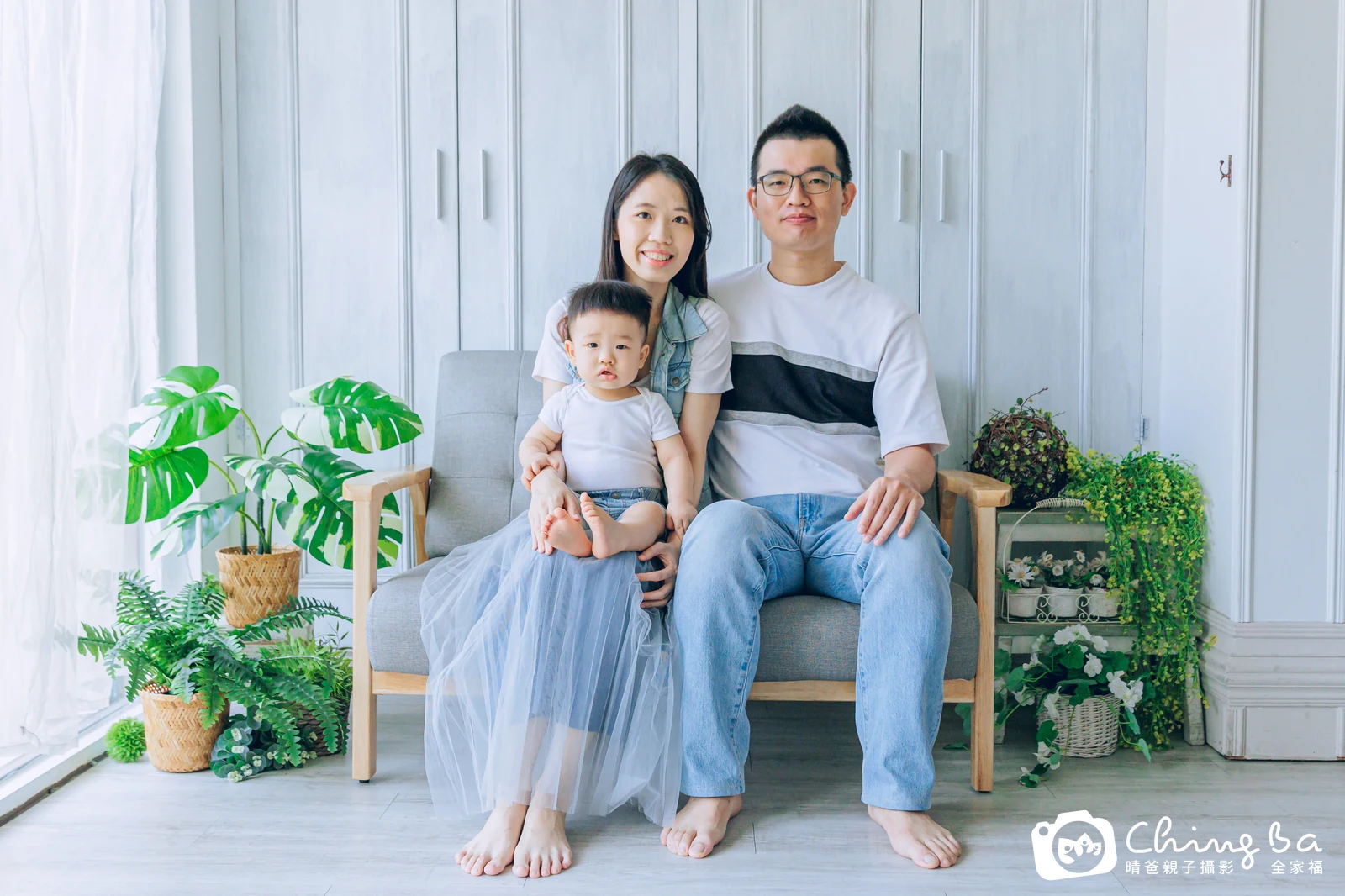 森森 1 歲寶貝 台中小家庭抓周紀念照｜晴爸親子攝影