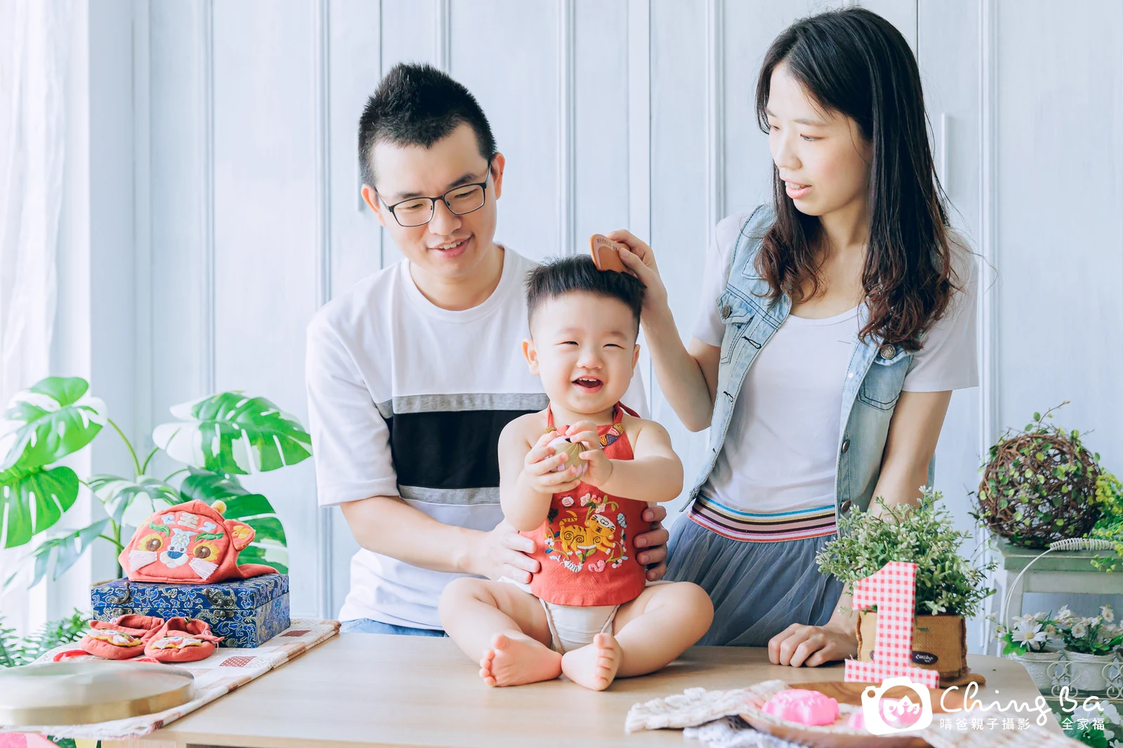 森森的抓周時光——晴爸親子攝影