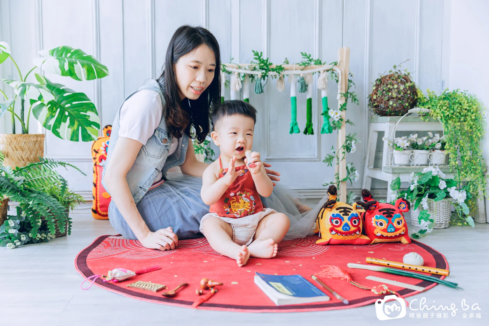 森森的抓周時光——晴爸親子攝影