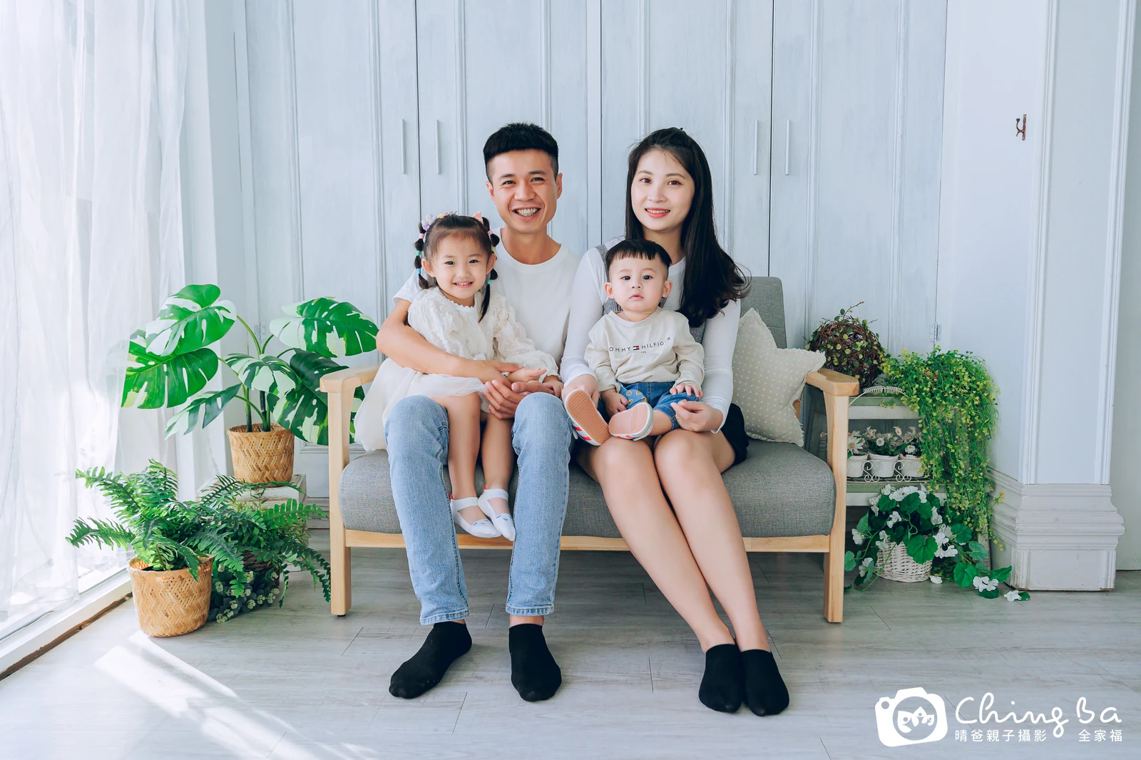 楷楷 1 歲寶貝 台中小家庭抓周紀念照｜晴爸親子攝影