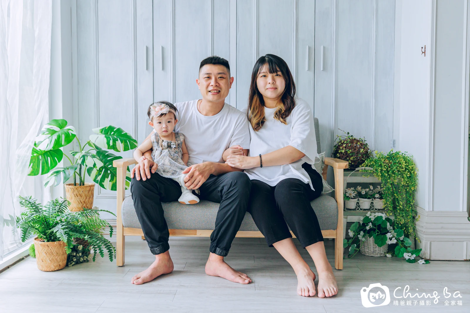 瑄瑄 1 歲寶貝 台中小家庭抓周紀念照｜晴爸親子攝影