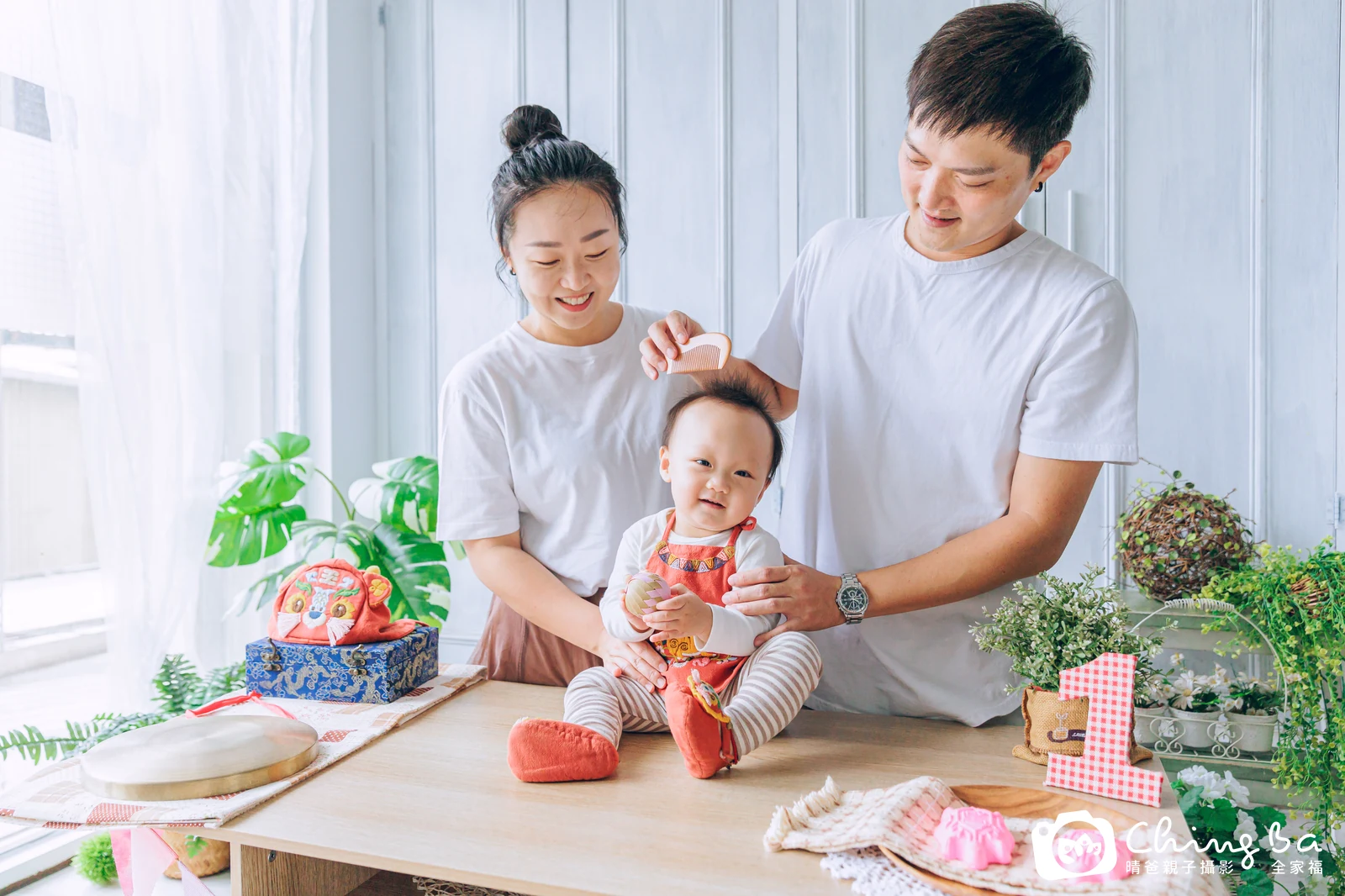 輔的抓周時光——晴爸親子攝影