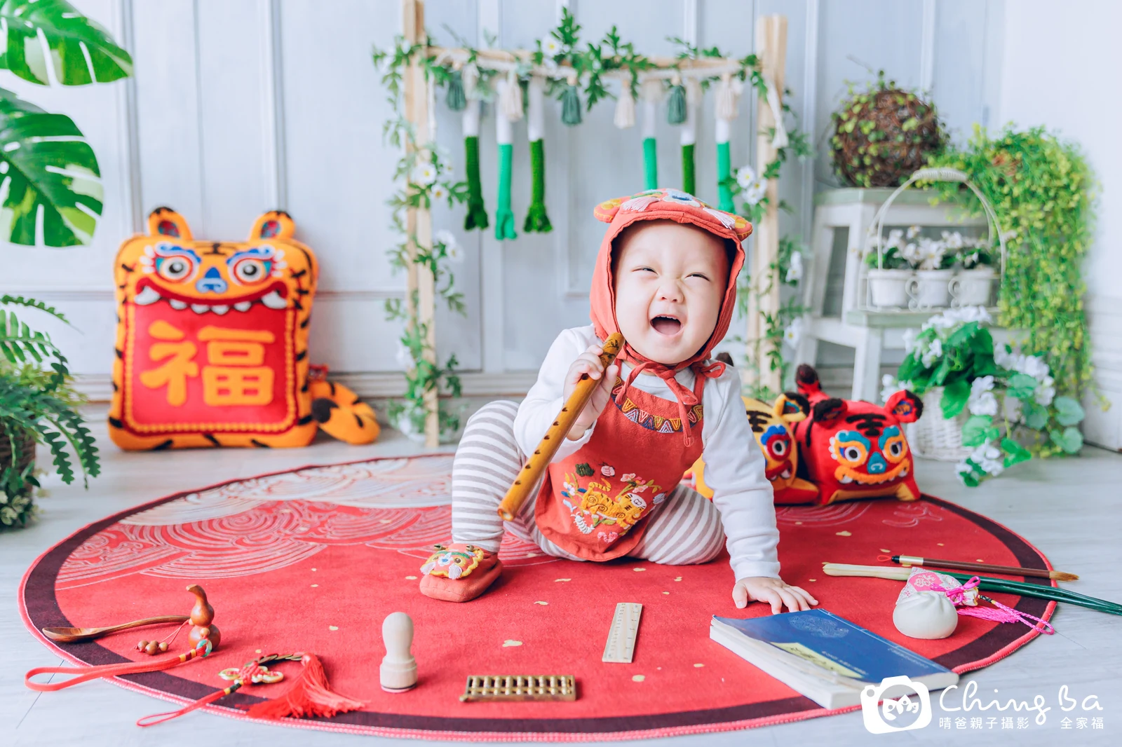 輔的抓周時光——晴爸親子攝影