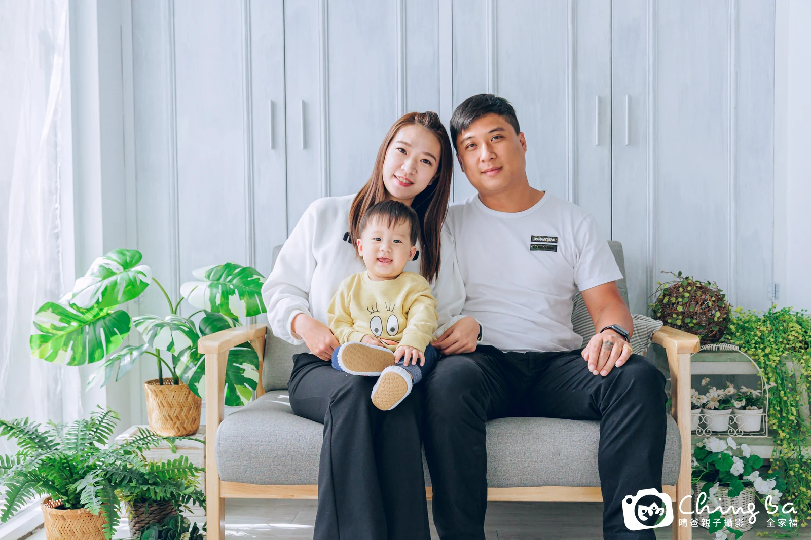 杰 1 歲寶貝 台中小家庭抓周紀念照｜晴爸親子攝影