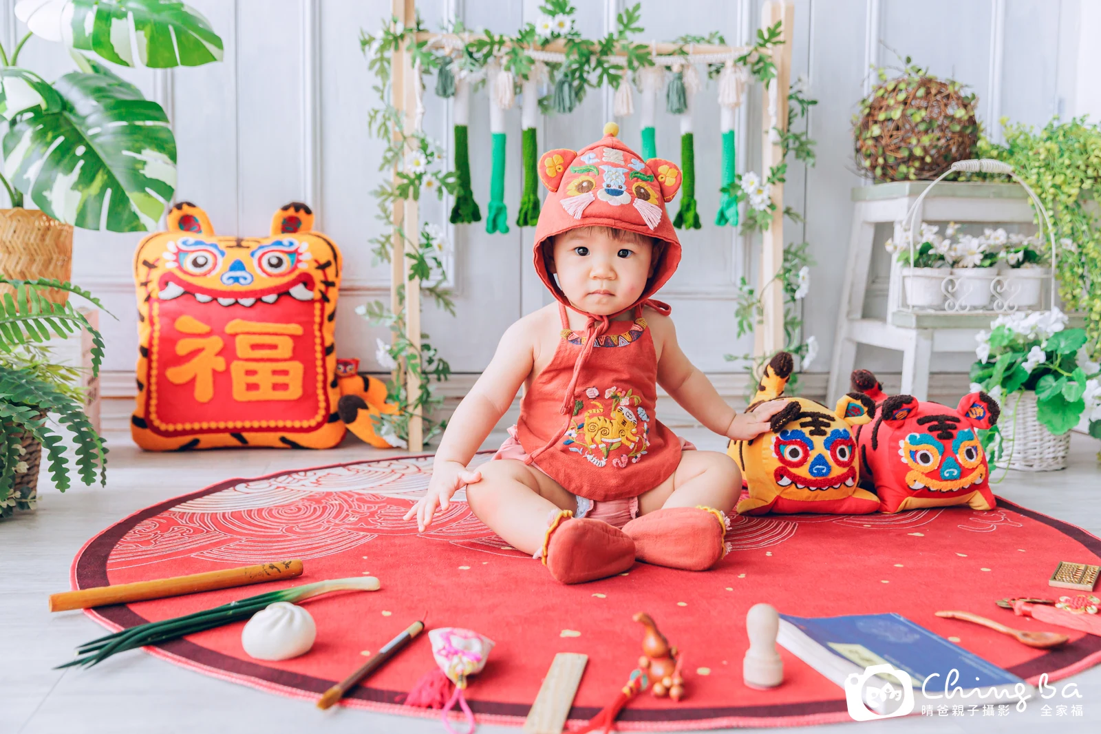 小泡麵周歲抓周儀式的紀錄（2022 年冬季・假日場）