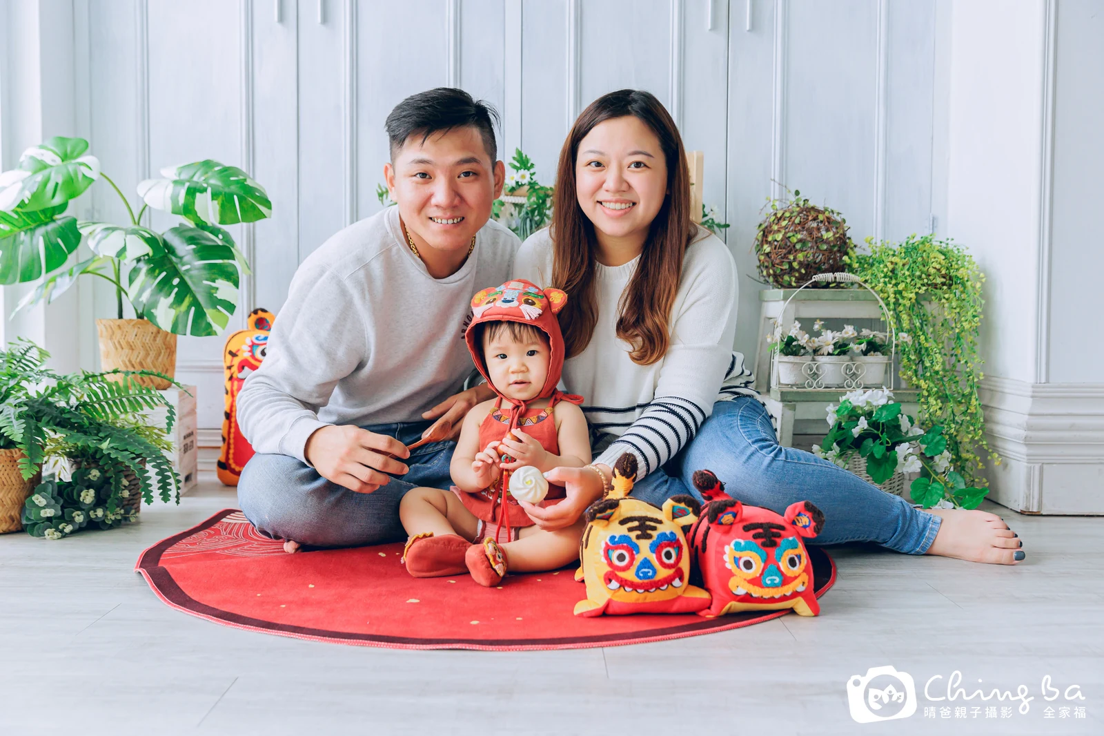 小泡麵的抓周時光——晴爸親子攝影