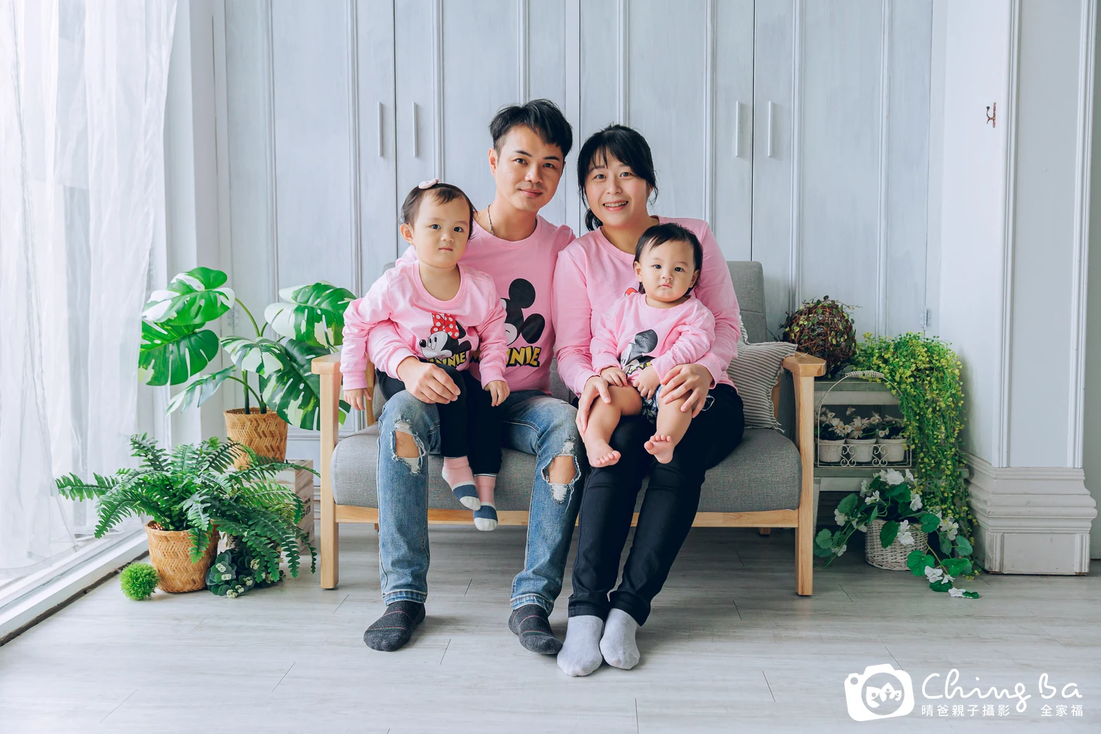軒軒 1 歲寶貝 台中小家庭抓周紀念照｜晴爸親子攝影