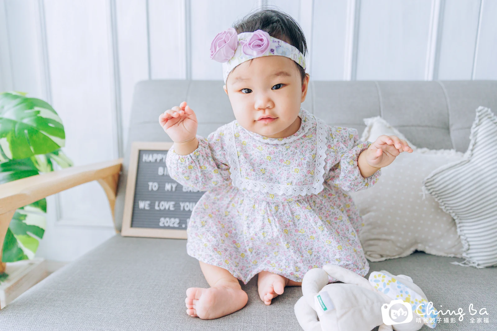 MOMO周歲抓周儀式的紀錄（2022 年冬季・平日場）