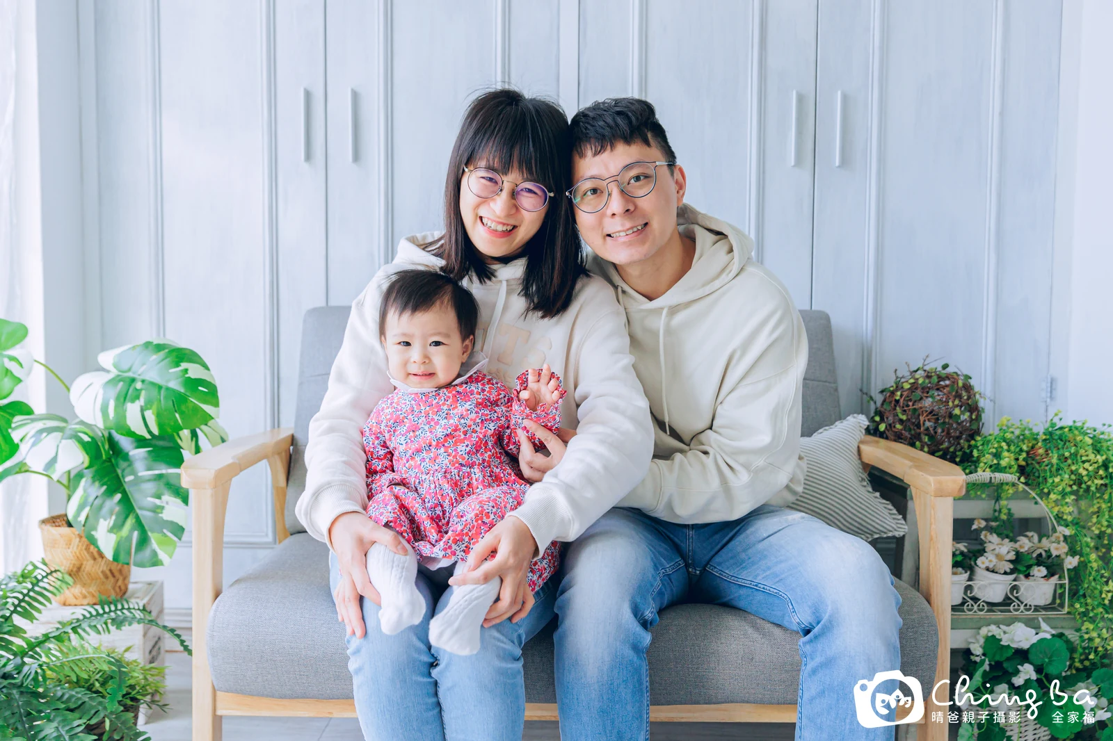 芸 約 1 歲寶貝 台中小家庭抓周紀念照｜晴爸親子攝影