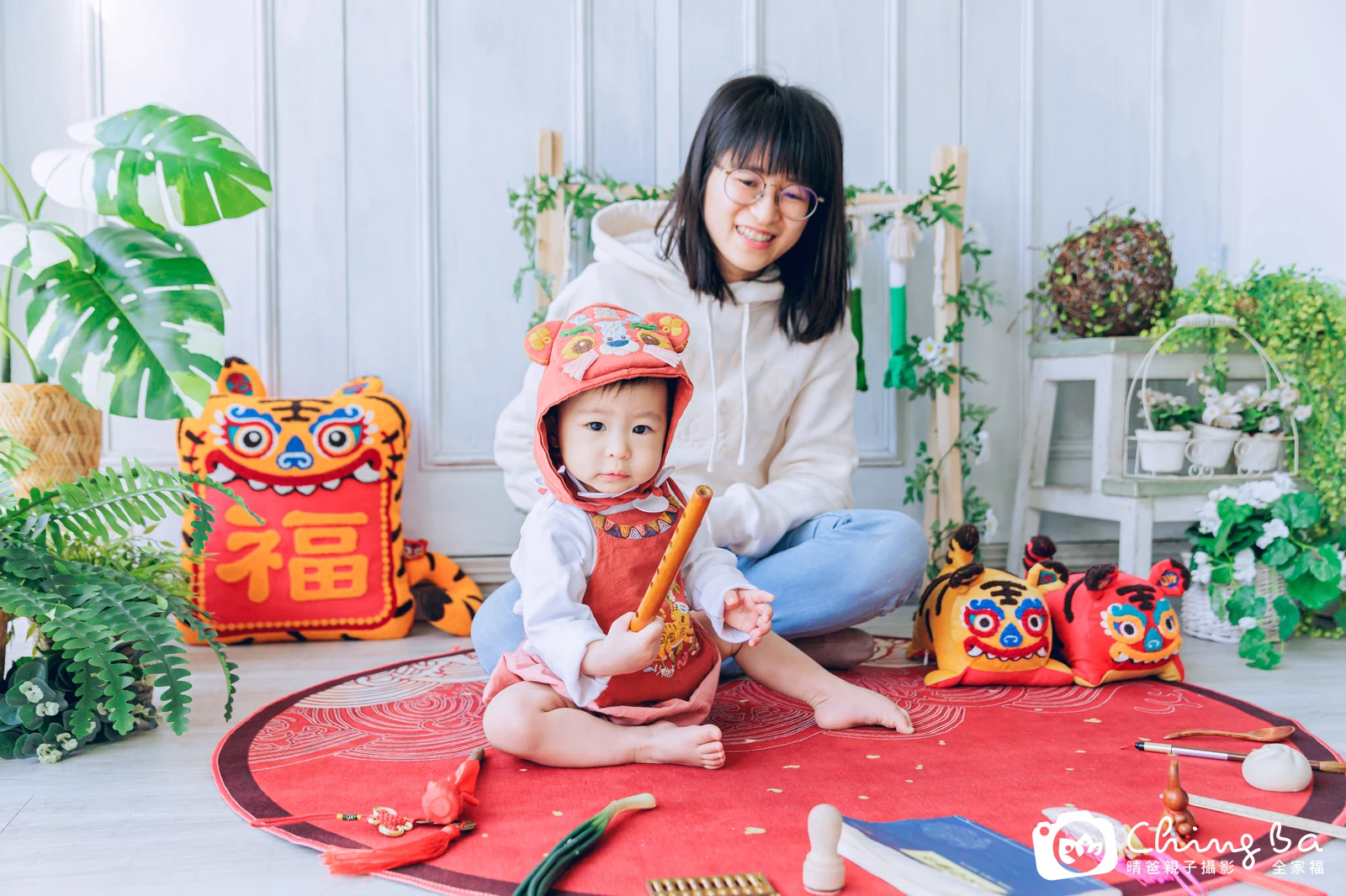 芸周歲抓周儀式的紀錄（2022 年冬季・假日場）