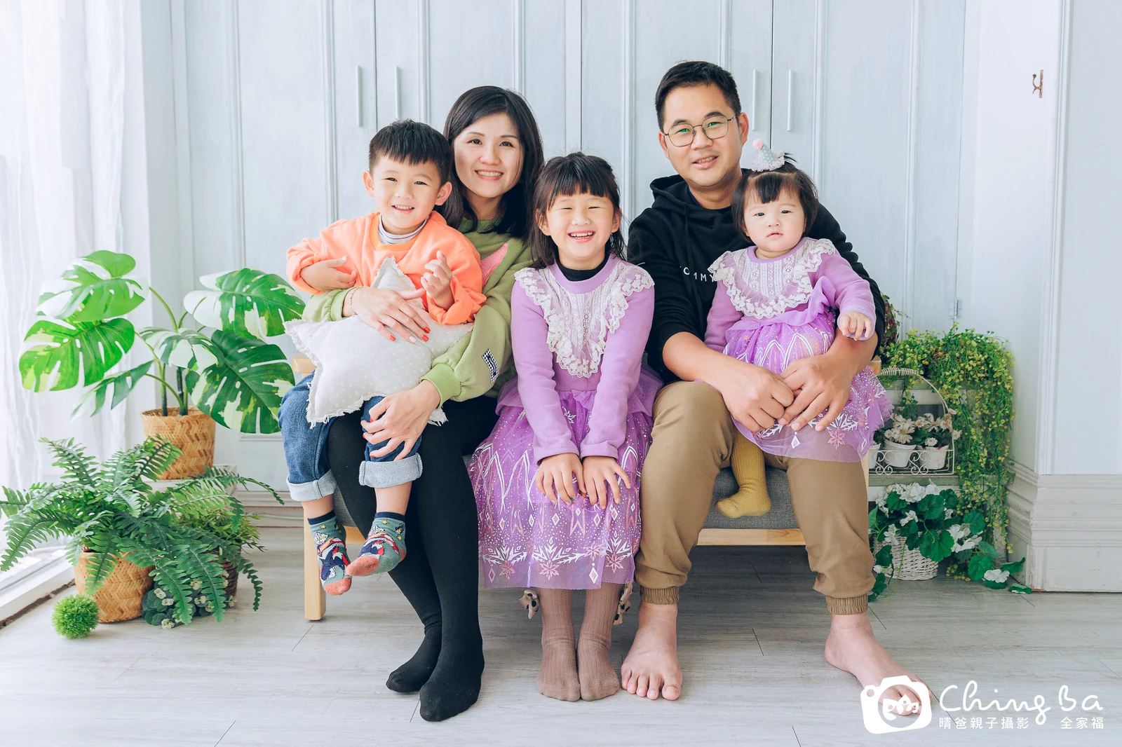 包子 約 1 歲寶貝 台中小家庭抓周紀念照｜晴爸親子攝影