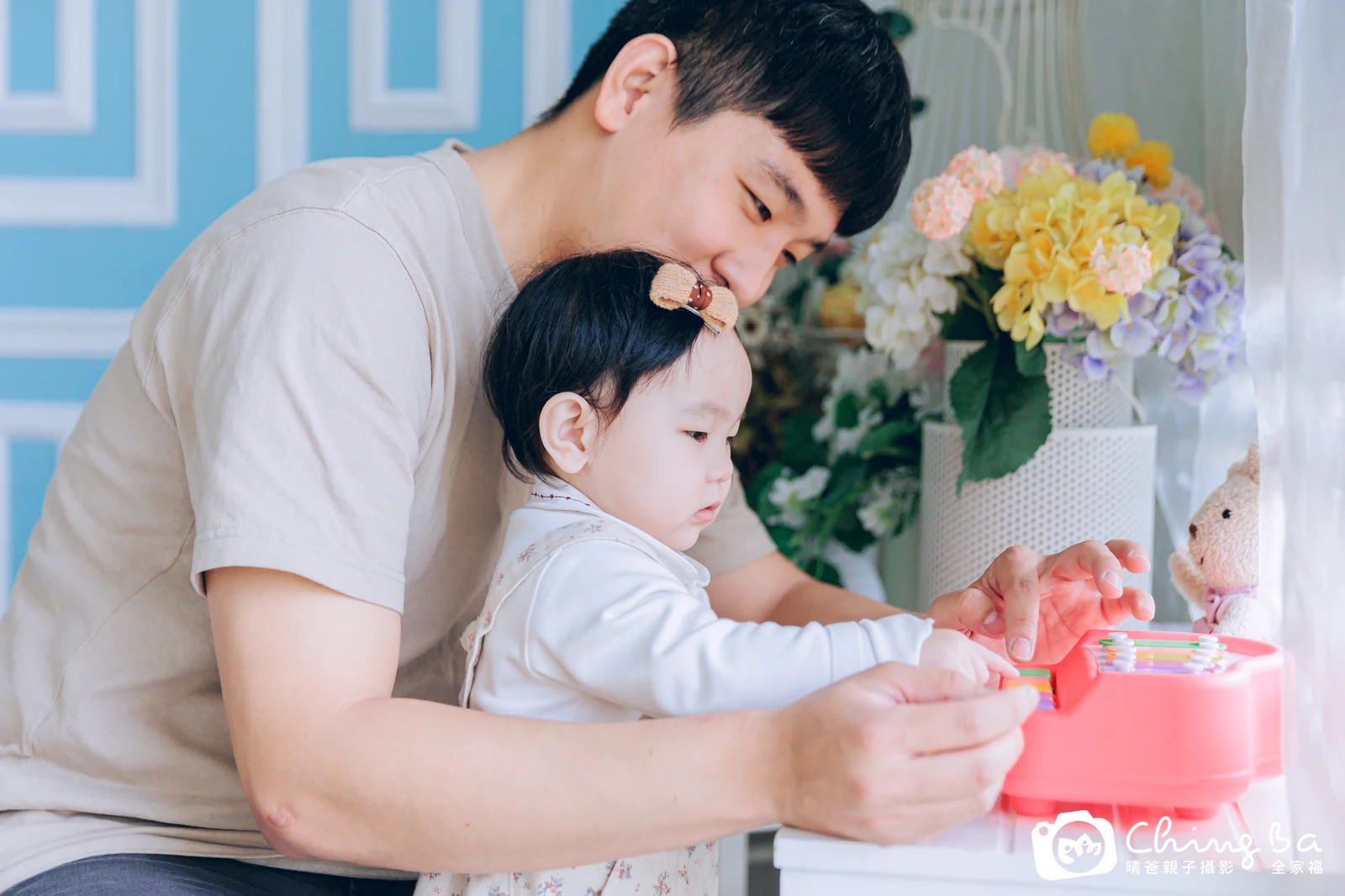 小布丁的抓周時光——晴爸親子攝影