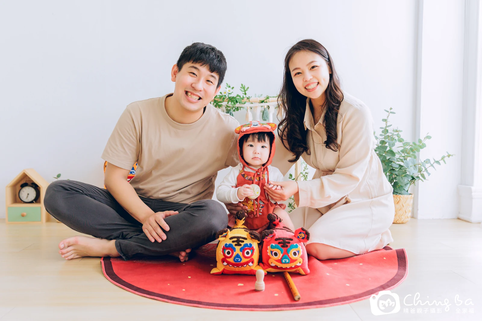 小布丁的抓周時光——晴爸親子攝影