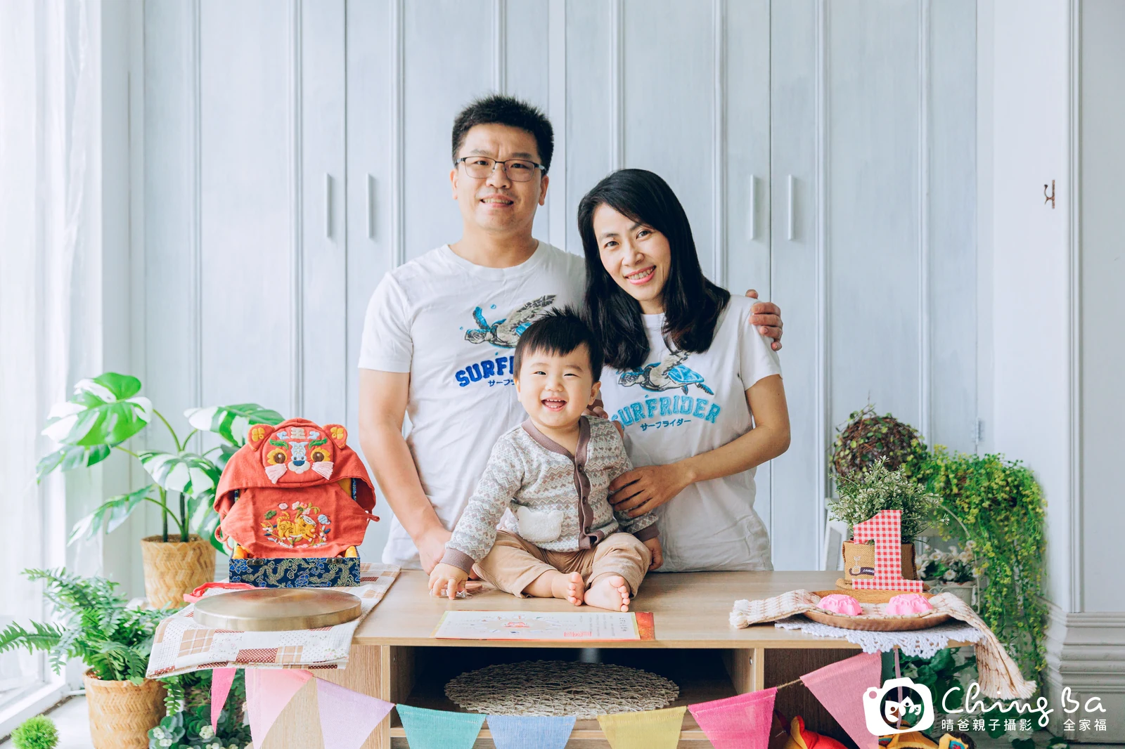 小麥的抓周時光——晴爸親子攝影
