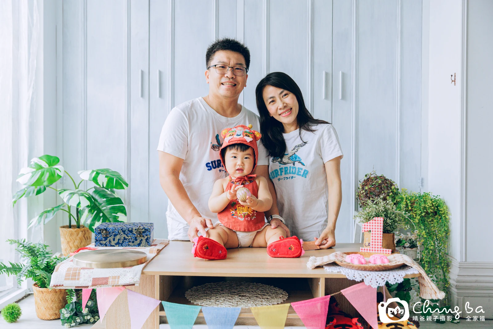 小麥的抓周時光——晴爸親子攝影