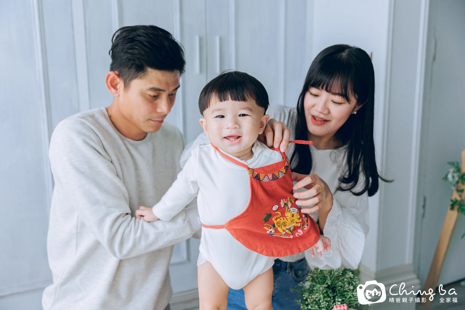 蛋捲的抓周時光——晴爸親子攝影