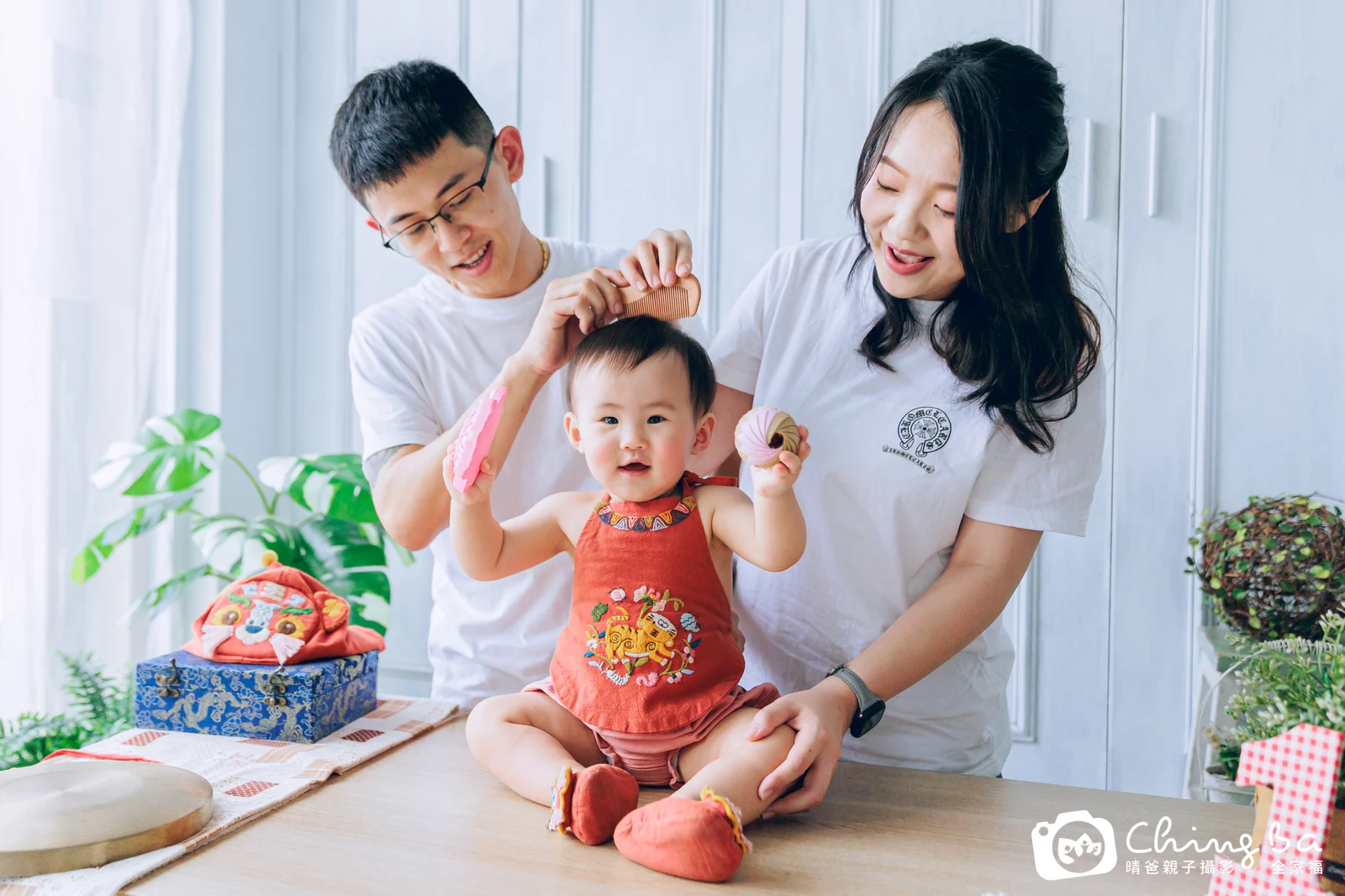 妞妞的抓周時光——晴爸親子攝影