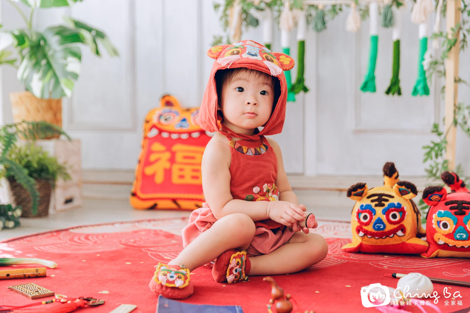 言言的抓周時光——晴爸親子攝影