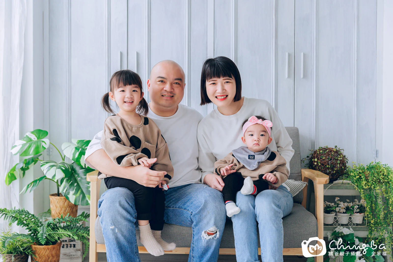 小玥 1 歲寶貝 台中小家庭抓周紀念照｜晴爸親子攝影