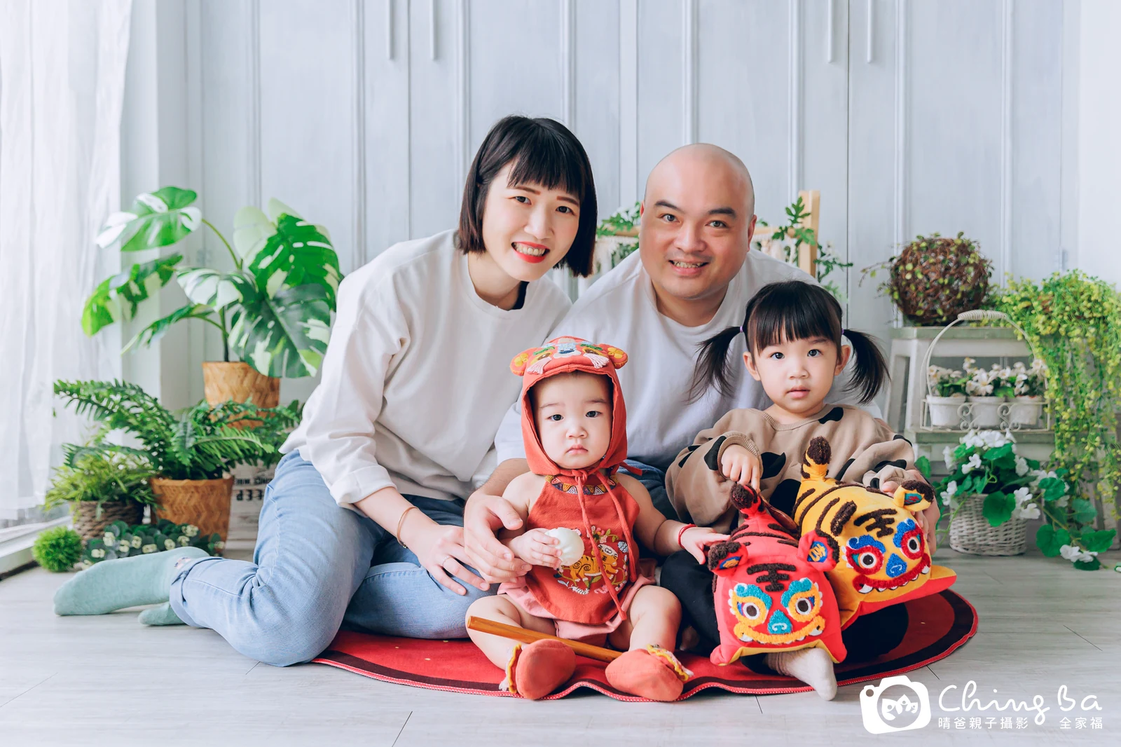 小玥周歲抓周儀式的紀錄（2023 年春季・假日場）