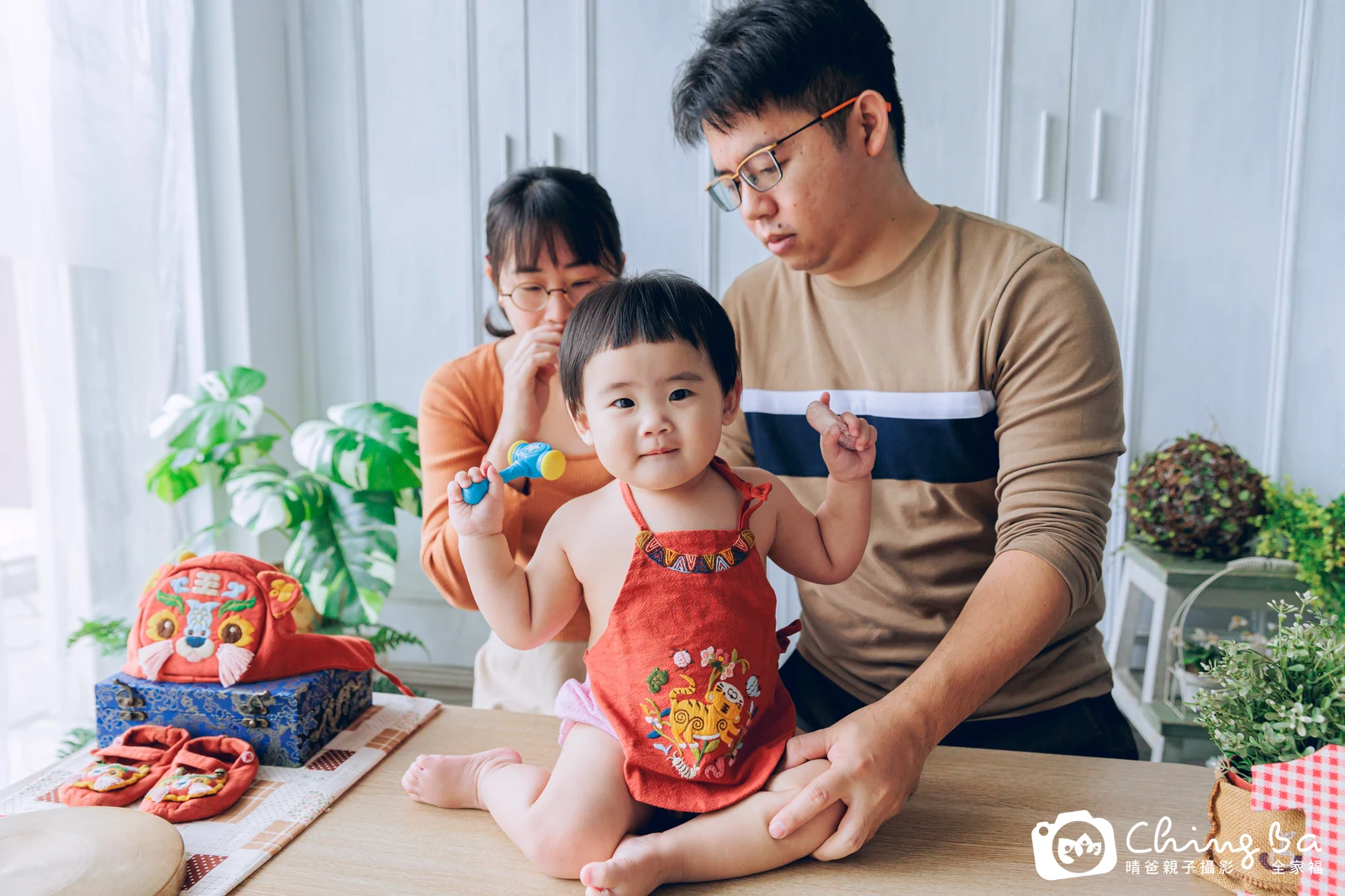 緋緋的抓周時光——晴爸親子攝影