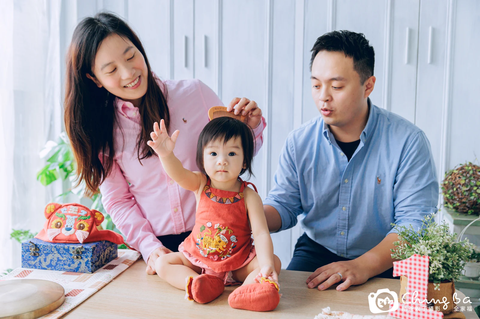 小璦的抓周時光——晴爸親子攝影