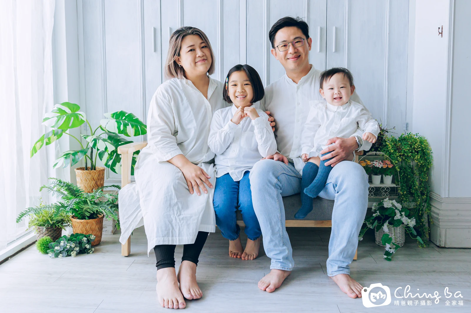 皮皮 1 歲 1 個月寶貝 台中小家庭抓周紀念照｜晴爸親子攝影